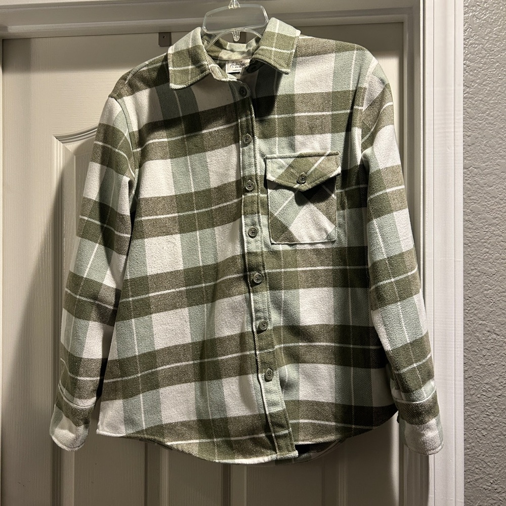 ASOS GREEN AND WHITE JACKET SZ 4